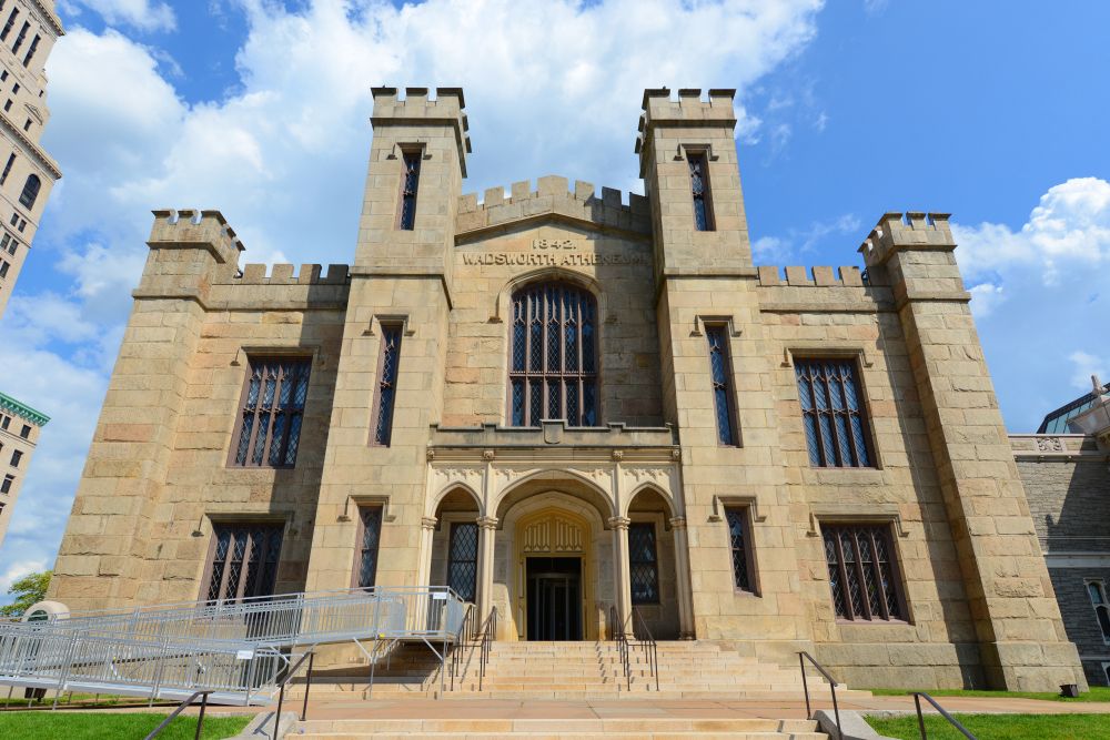 Exterior of the Wadsworth Atheneum Museum of Art