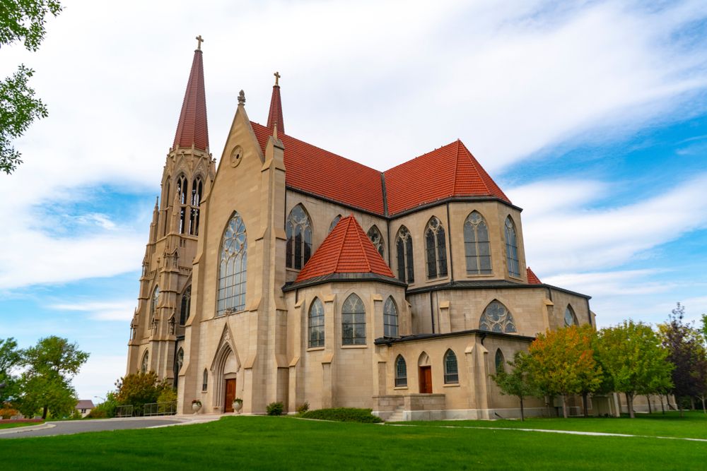 Exterior of Cathedral of St. Helena
