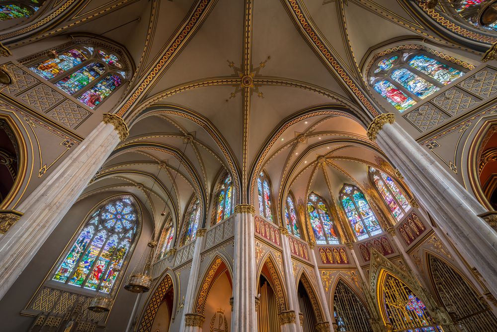 Details of Cathedral of St. Helena's ceiling