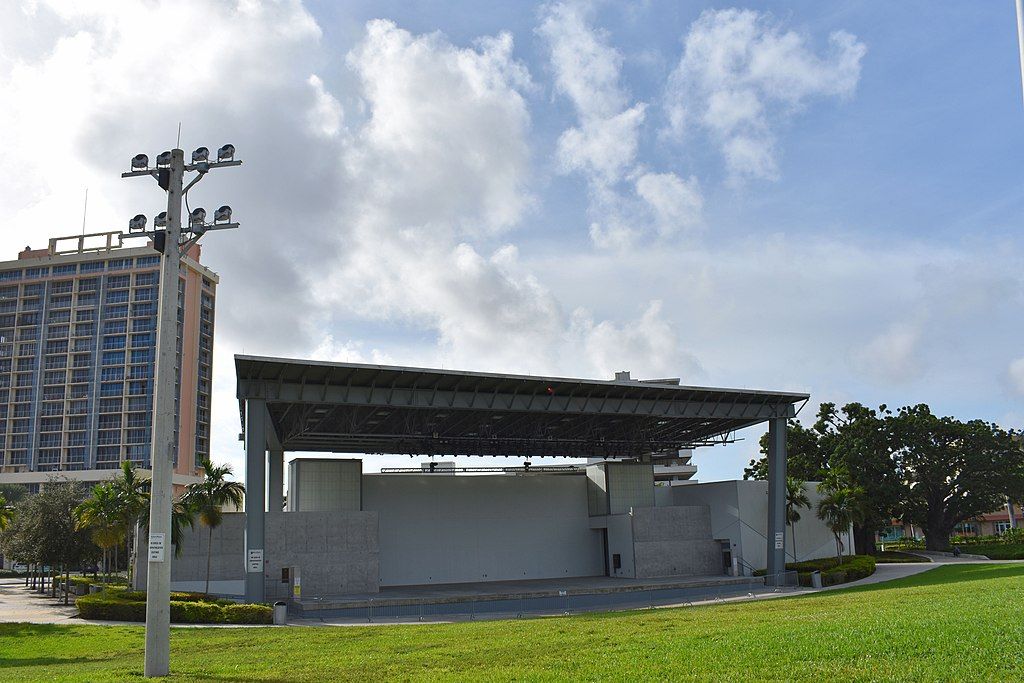 Bandshell of ArtsPark at Young Circle