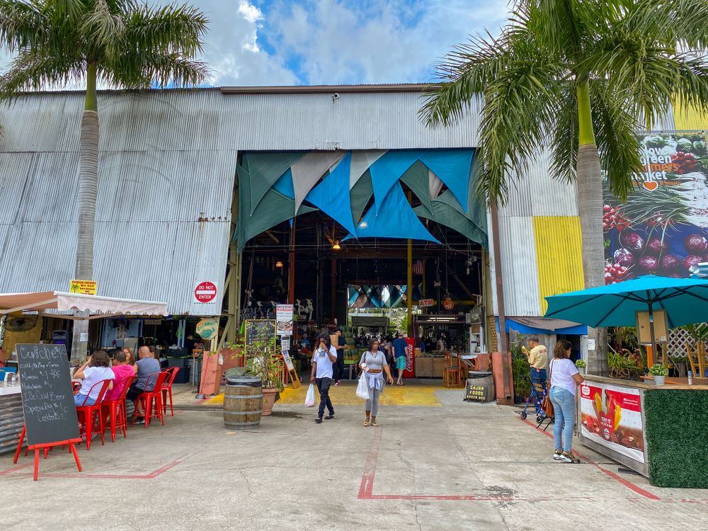 Exterior of Yellow Green Farmers Market