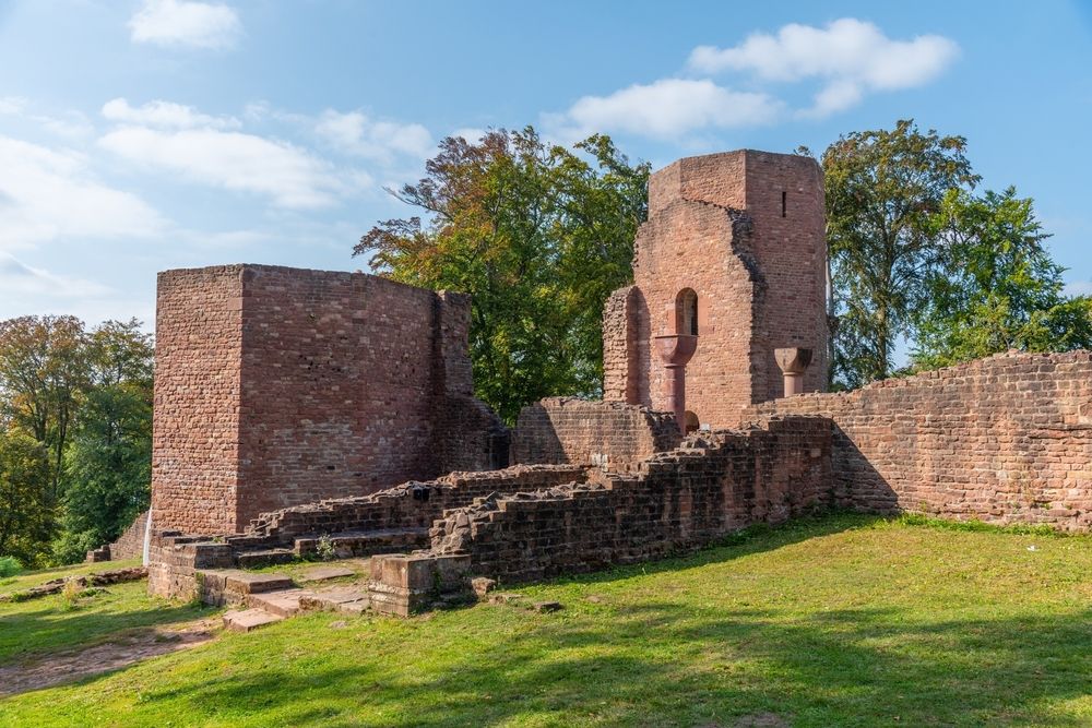 Ruins of St. Michael monastery at Heiligenberg