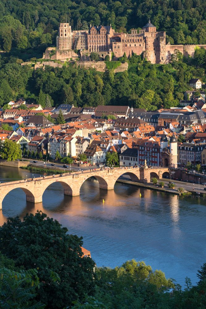 Aerial view of the Old Bridge