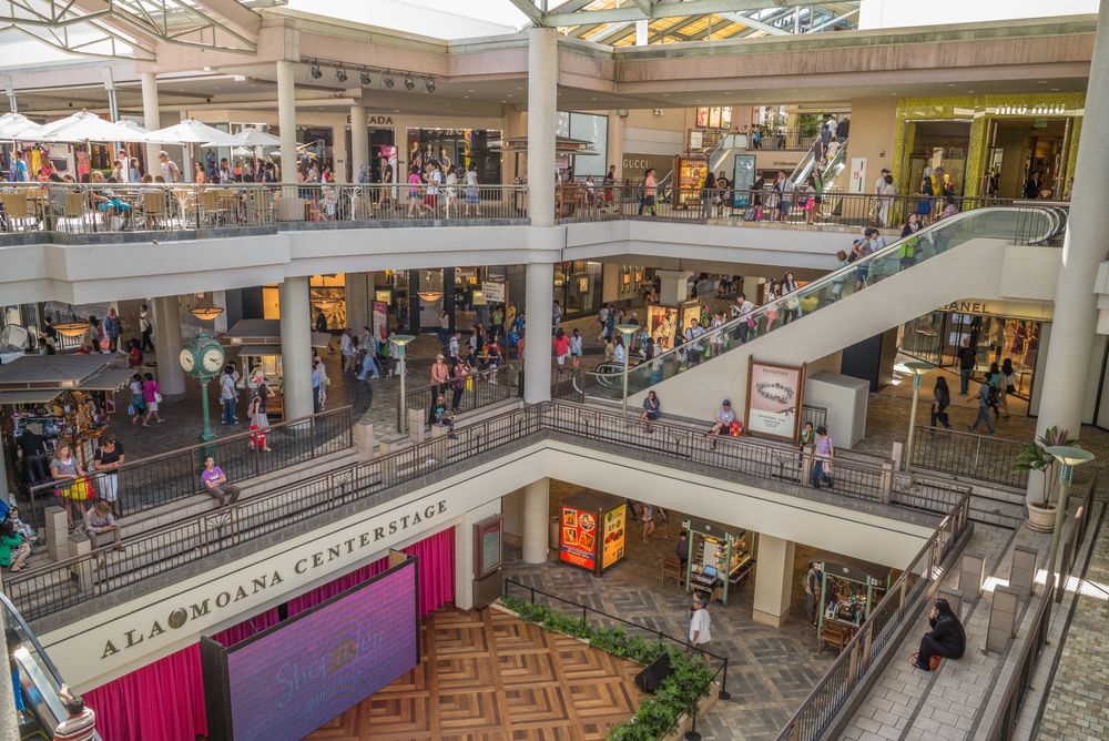 Interior of Ala Moana Center