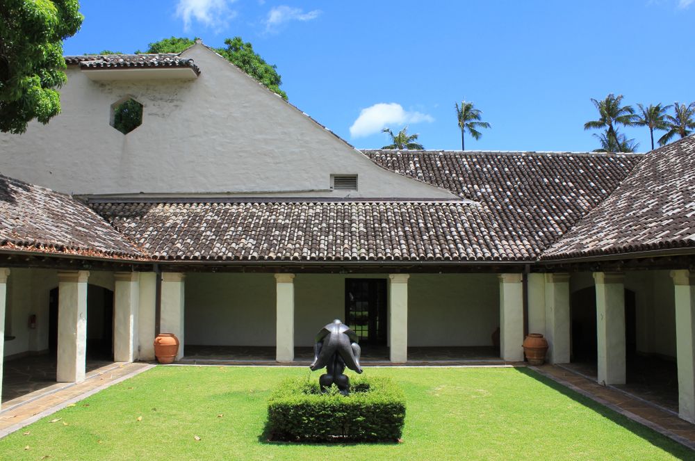 A sculpture at Honolulu Museum of Art