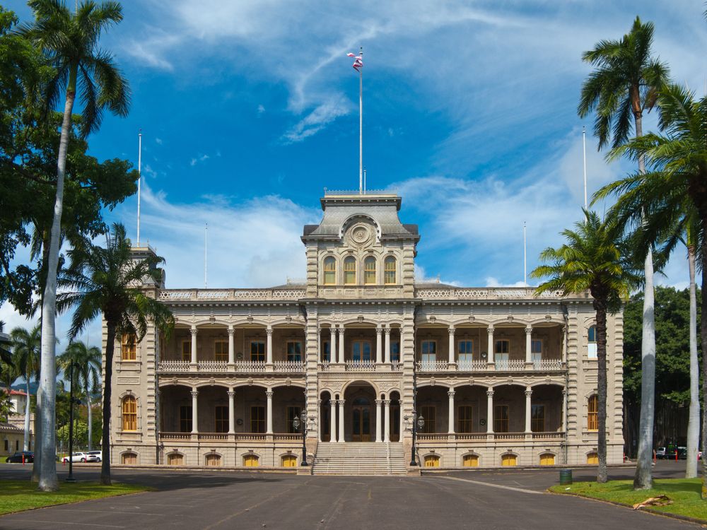 Exterior of Iolani Palace