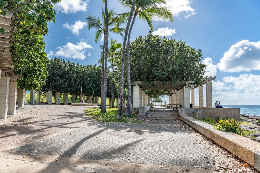 A trail at Kaka'ako