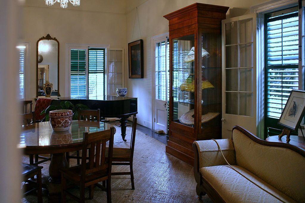 Interior of Queen Emma Summer Palace