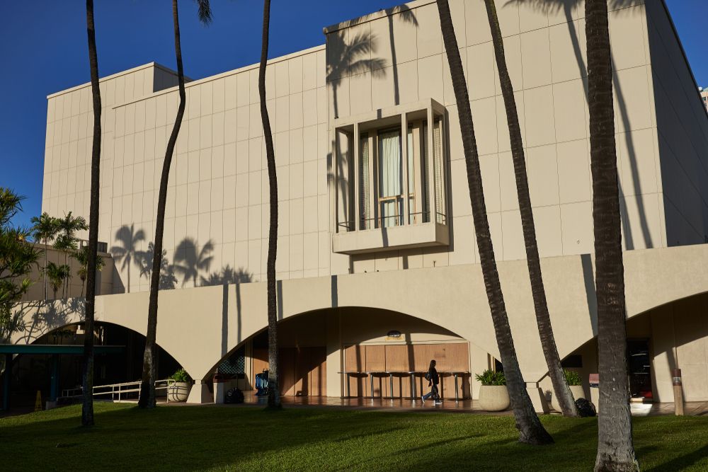 Facade of the Neal S. Blaisdell Center