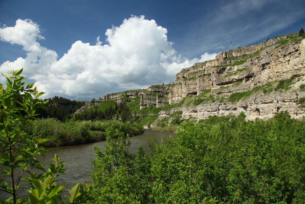 Scenic view of Sluice Boxes State Park