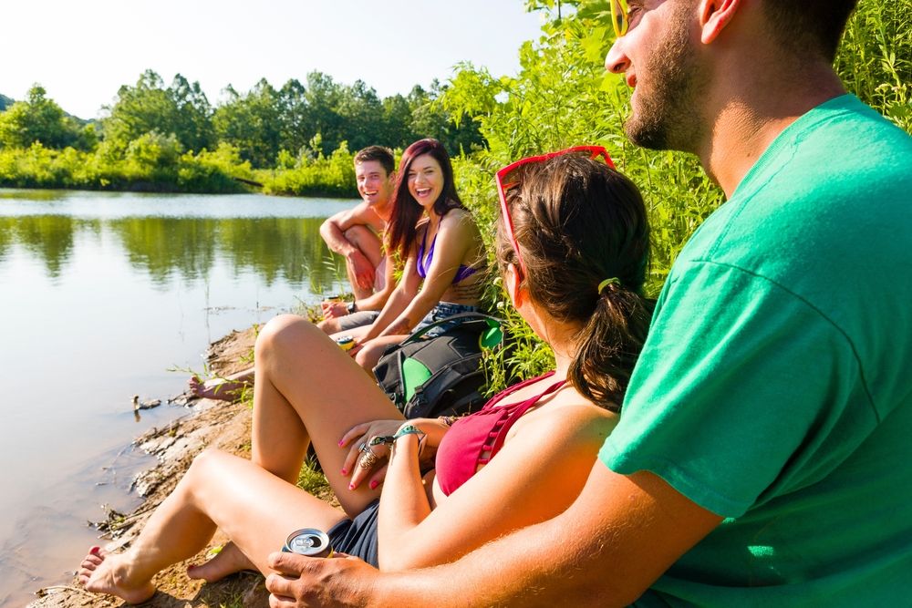 People at Delaware Canal State Park