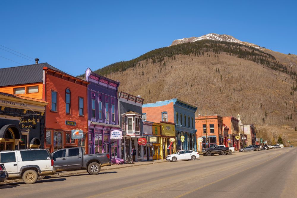 View of Historic Silverton Downtown