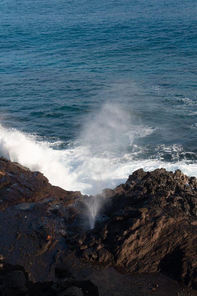 Daytime view of Halona Blowhole Lookout