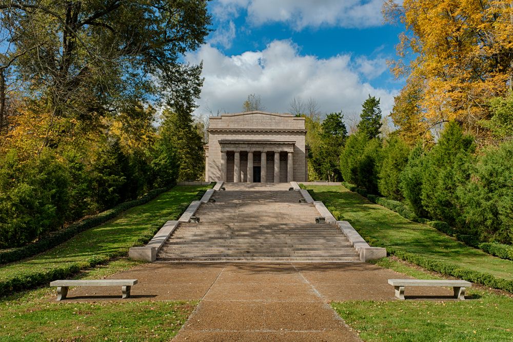 First Lincoln memorial at Abraham Lincoln Birthplace National Historical Park