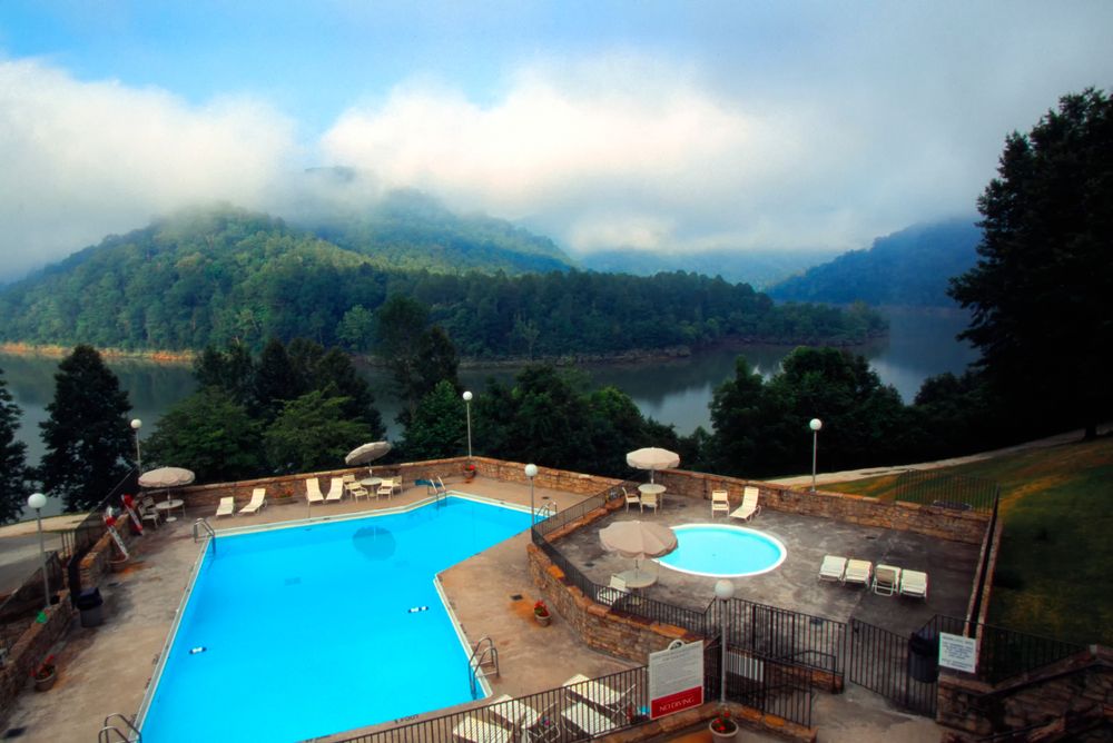Swimming pool at Buckhorn Lake State Resort Park