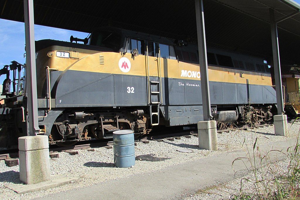 Monon train at Kentucky Railway Museum