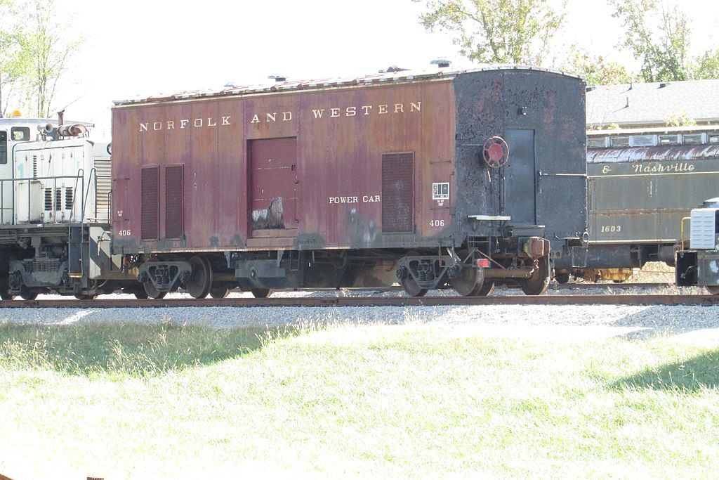 Power car at Kentucky Railway Museum