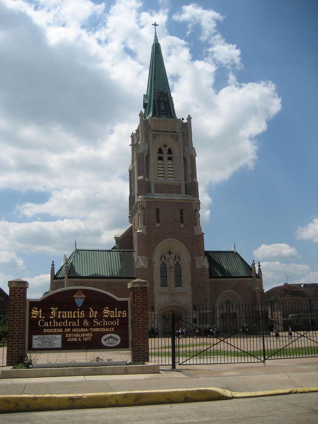 Exterior of St. Francis de Sales Cathedral