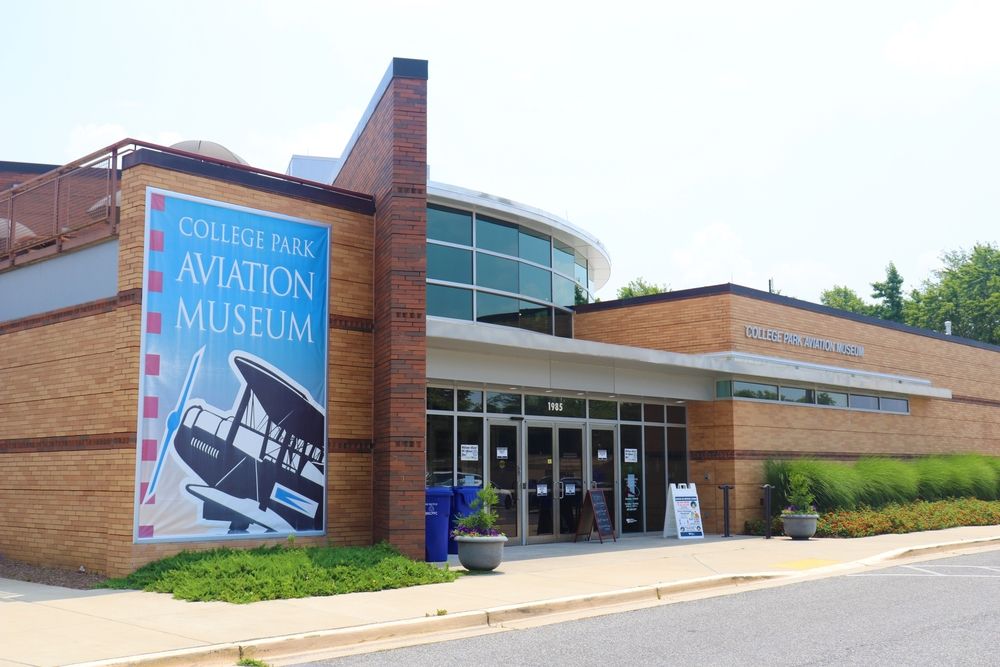 Exterior of the College Park Aviation Museum