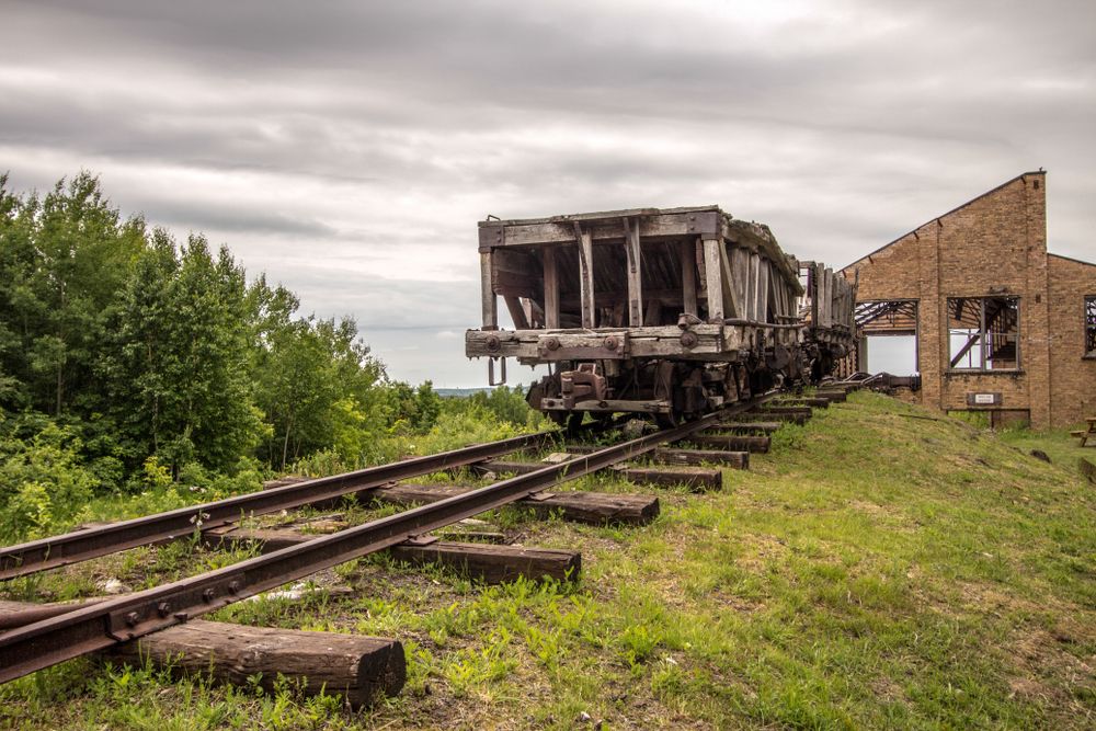 Industrial mining ruins at Keweenaw National Historical Park