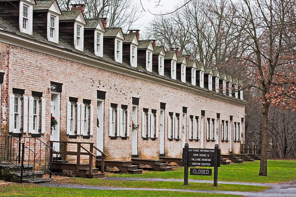 A building at Allaire State Park