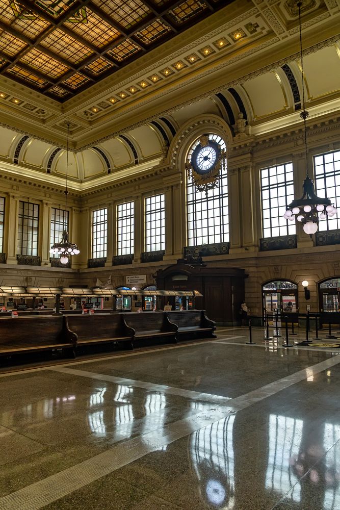 Interior of Hoboken Ferry Terminal