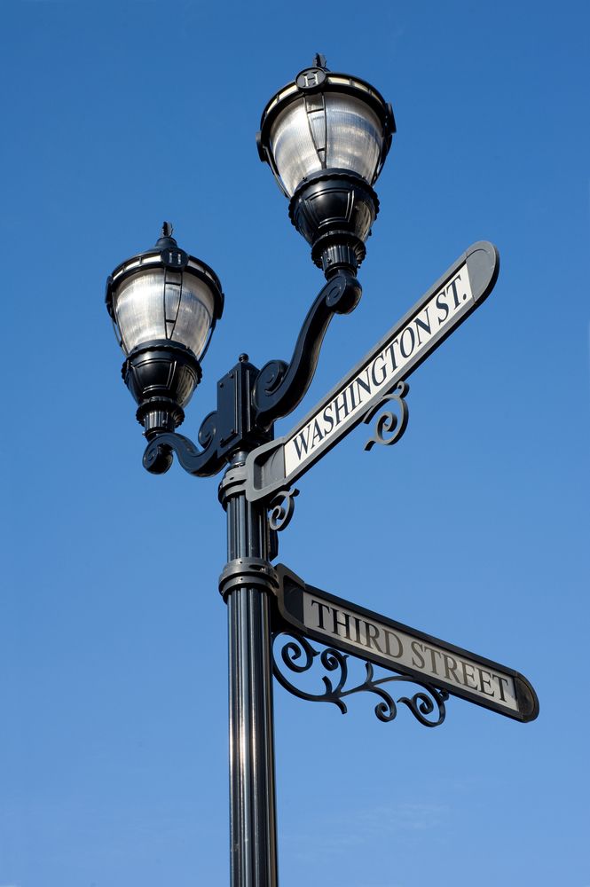 Street sign of Washington Street