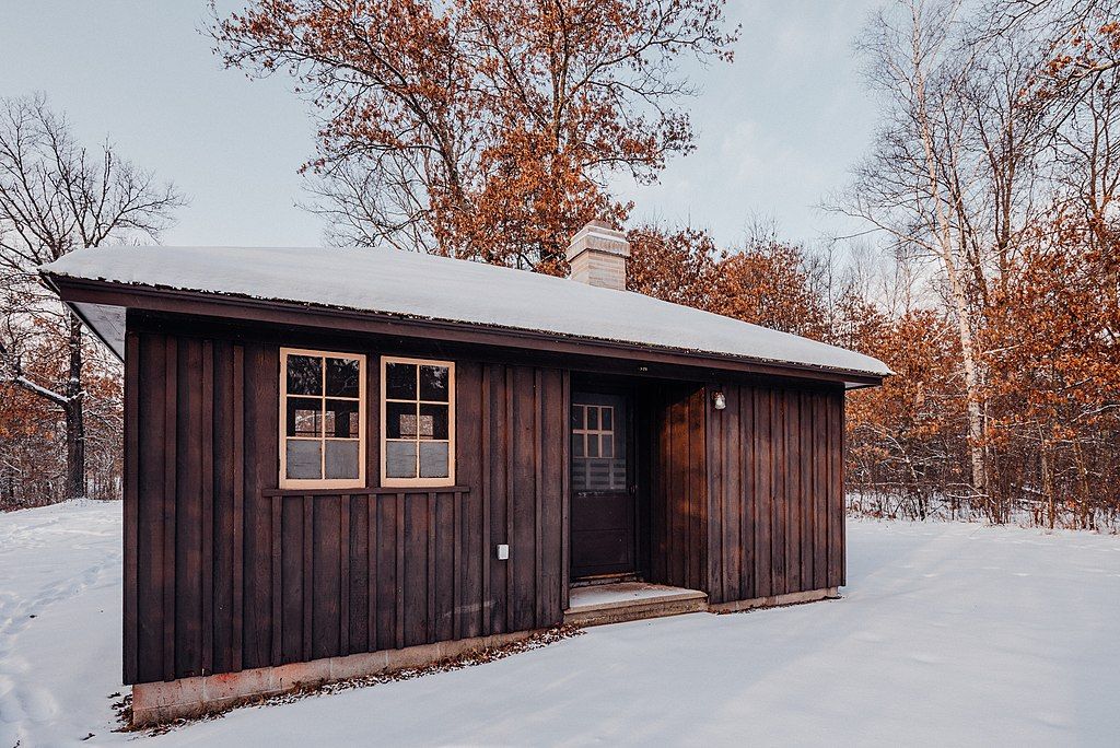 Exterior of Saint Croix State Park's cabin