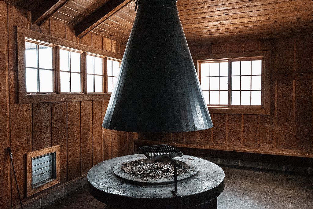 Interior of Saint Croix State Park's trail center