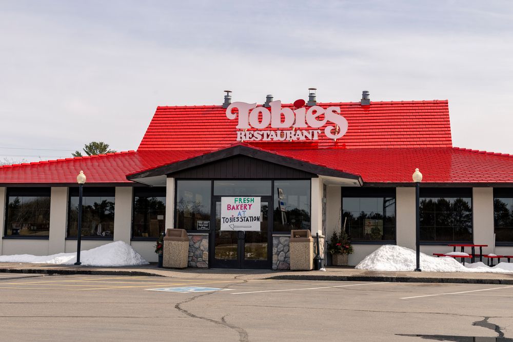 Exterior of Tobies Restaurant & Bakery