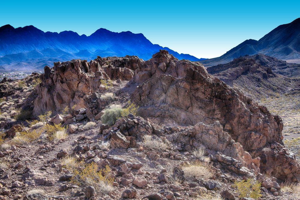 Rock formations at Amargosa Trail