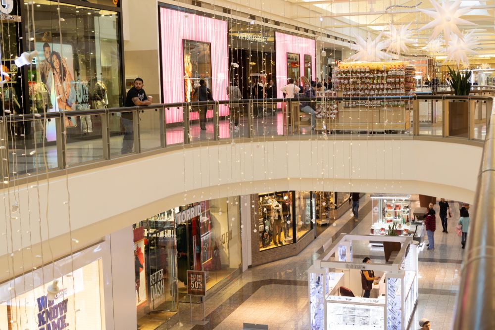 Interior of Galleria at Sunset