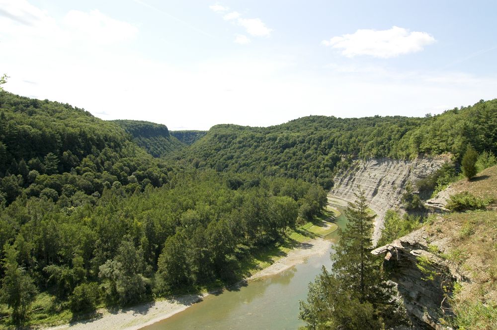 Aerial view of Genesee Valley Park