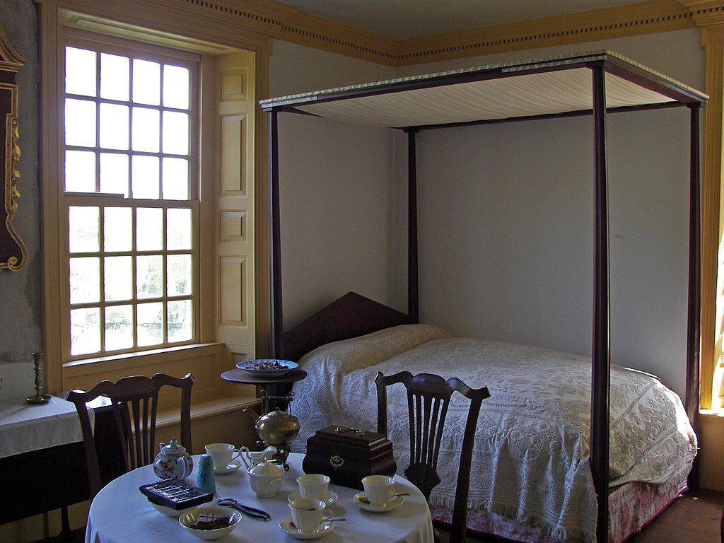 A bedroom in Herkimer Home