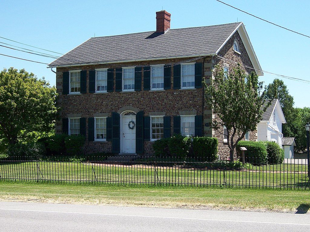 Exterior of the Tinker Cobblestone Farmstead