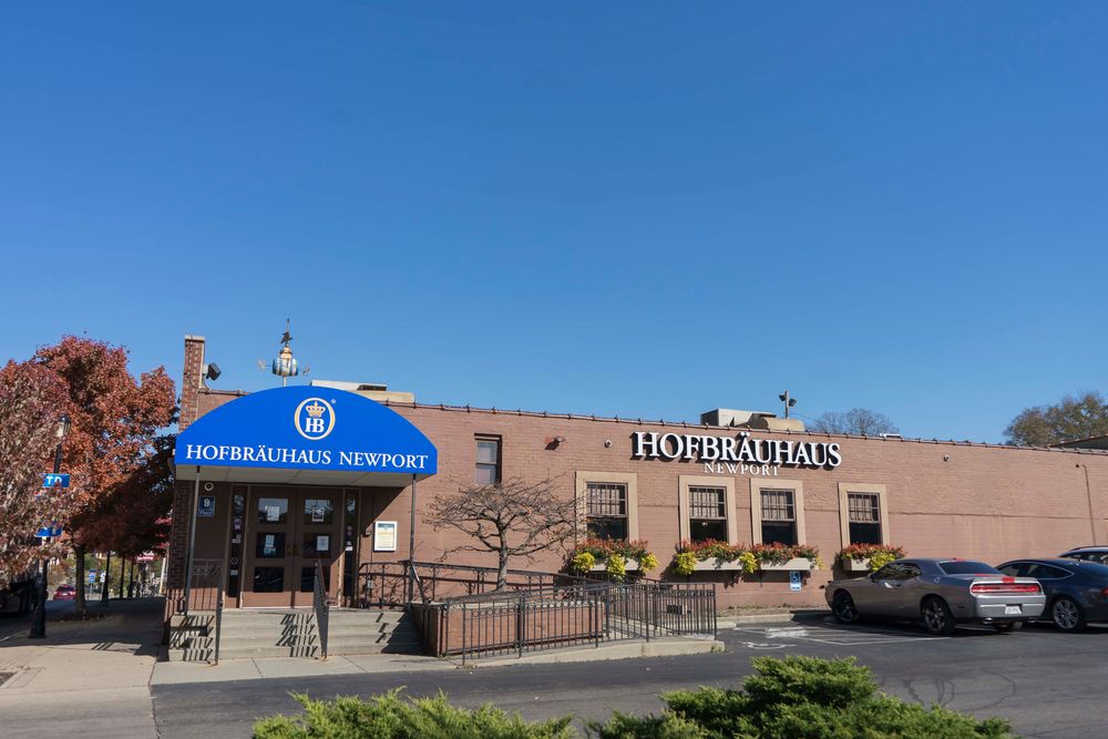 Outside view of Hofbrauhaus Newport.