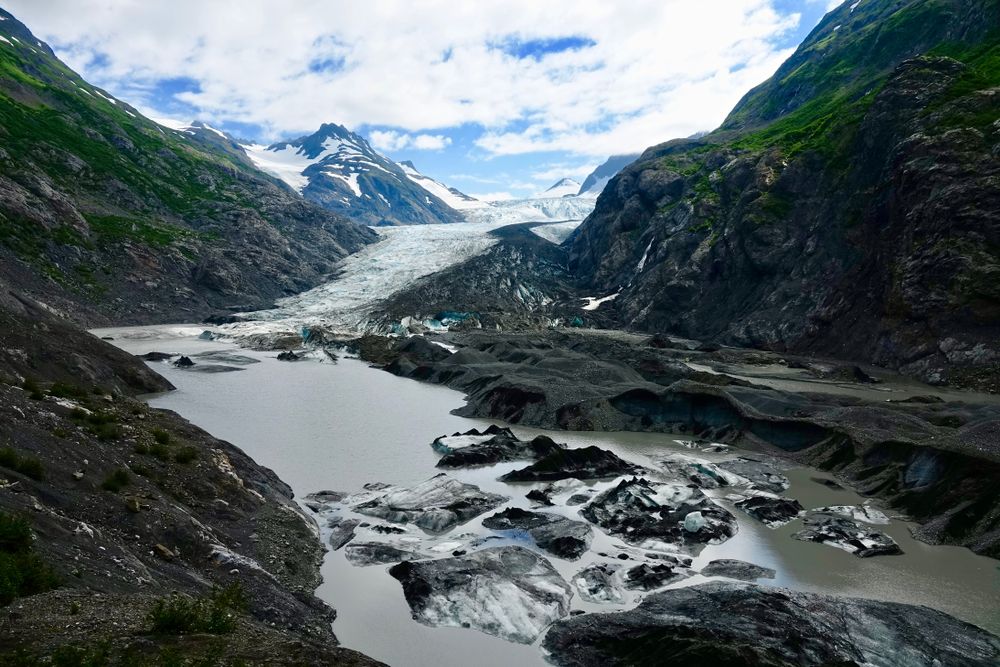 Scenic mountain views at Kachemak Bay State Park