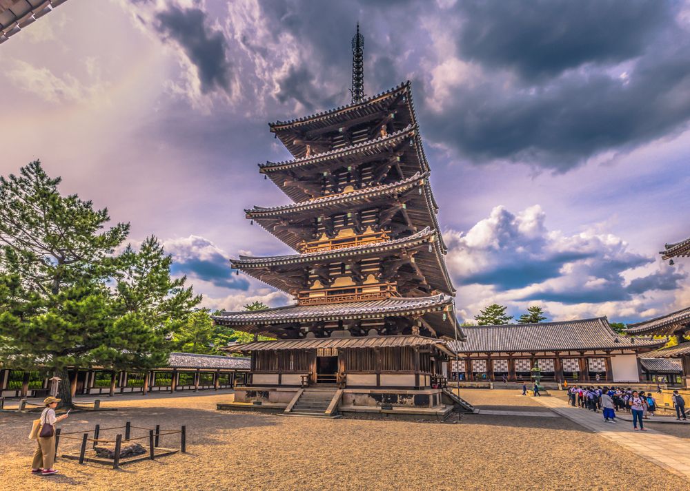 Horyu-ji in Nara