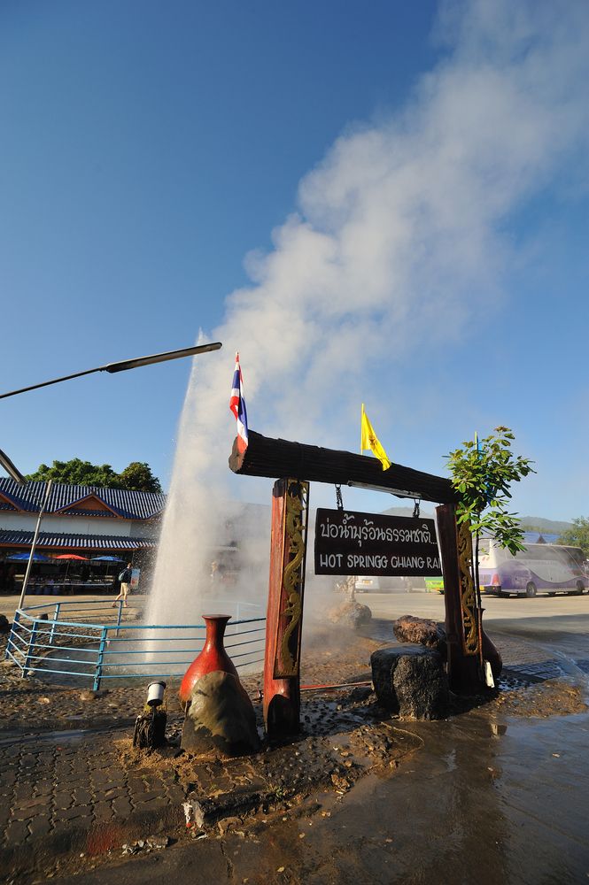 Water in Phra Soet Hot Spring