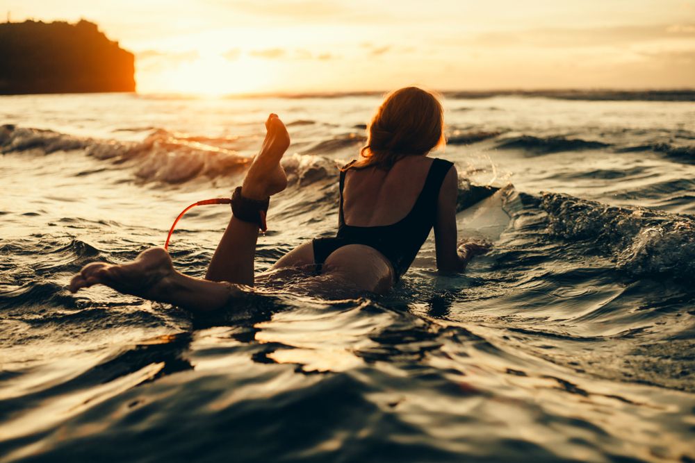A Girl in Kaanapali Beach