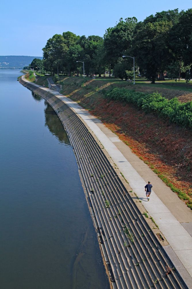 Aerial view of Riverfront Park