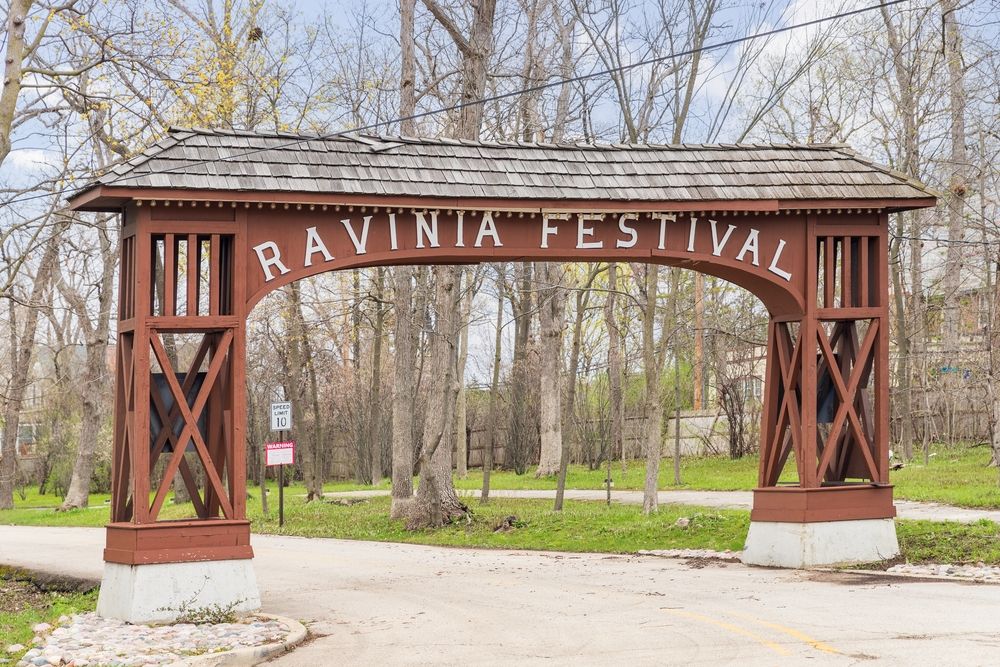 Entryway of Ravinia Festival
