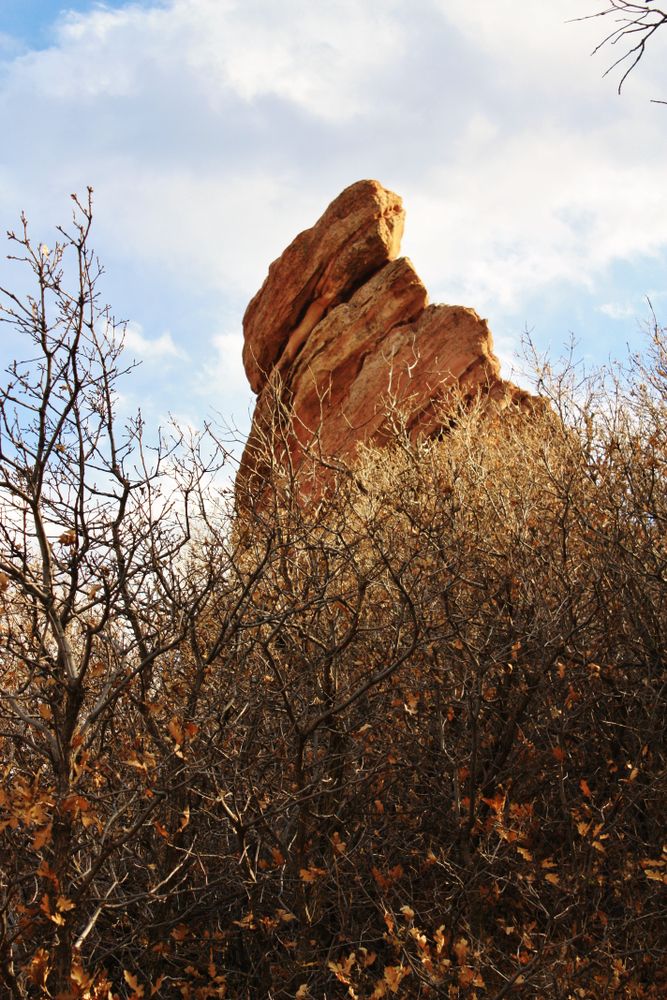 Rock formation at Deer Creek Canyon Park