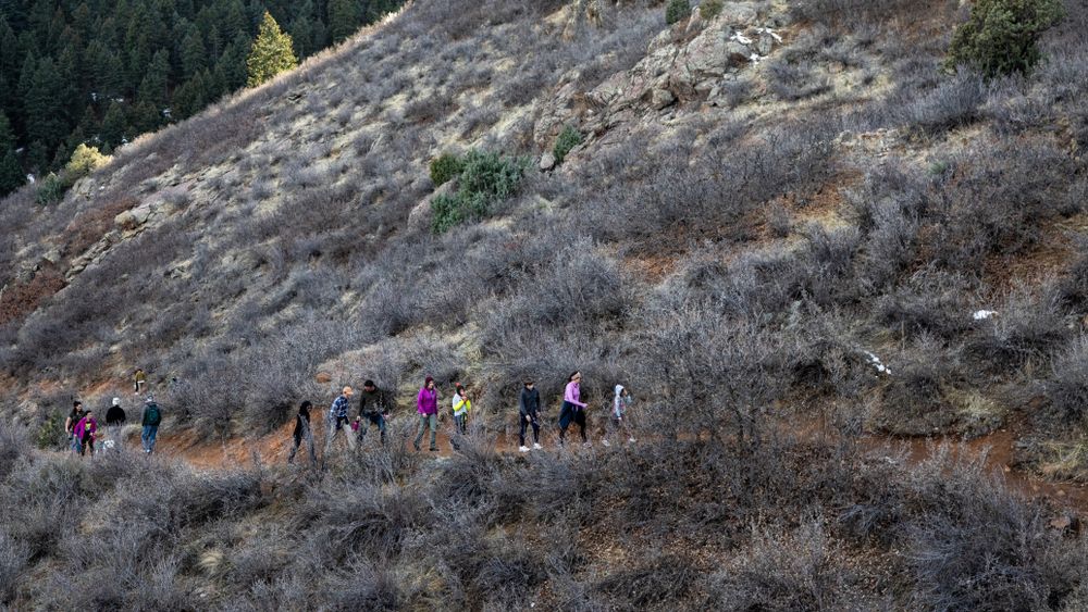 Hikers at Deer Creek Canyon Park