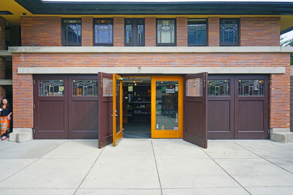 Entrance to Frederick C. Robie House