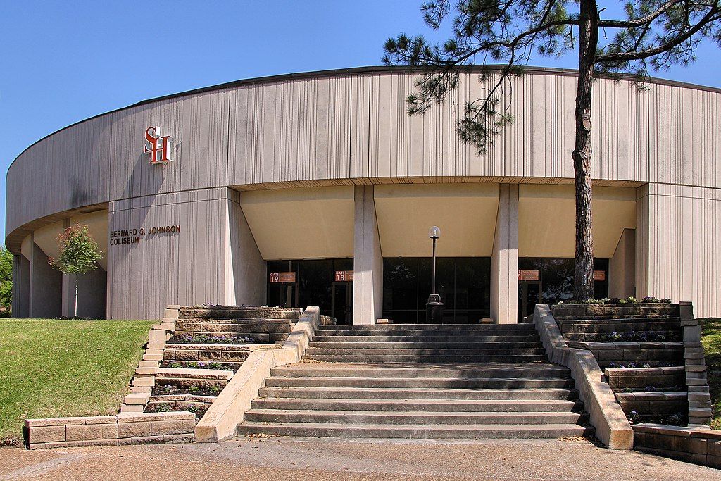 A coliseum at Sam Houston State University