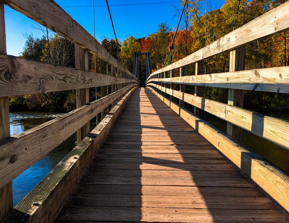 Wooden Bridge in Huron-Manistee National Forests