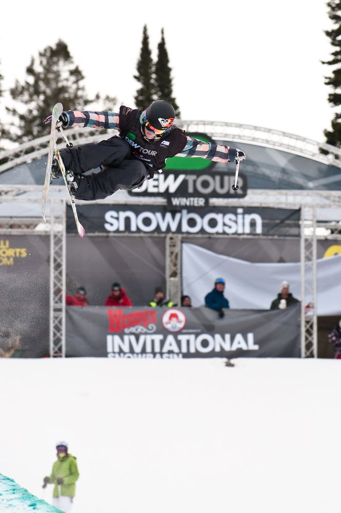 Snowboard competition at Snowbasin Resort