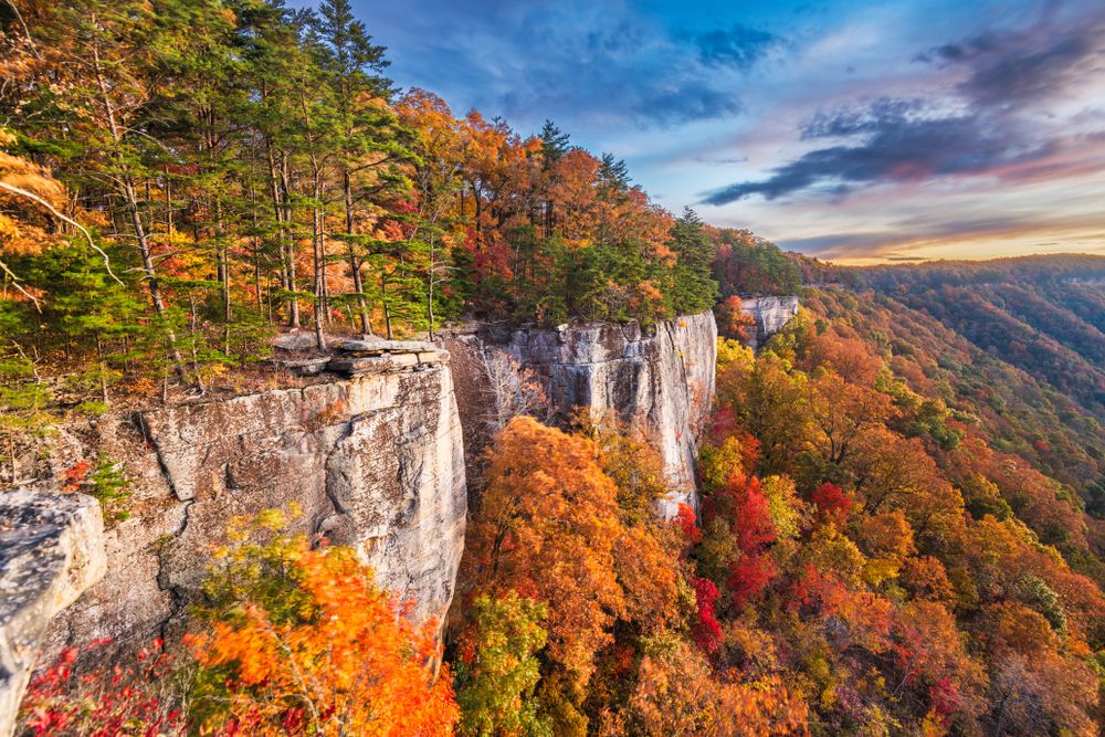 Scenic view of the Endless Wall Trail
