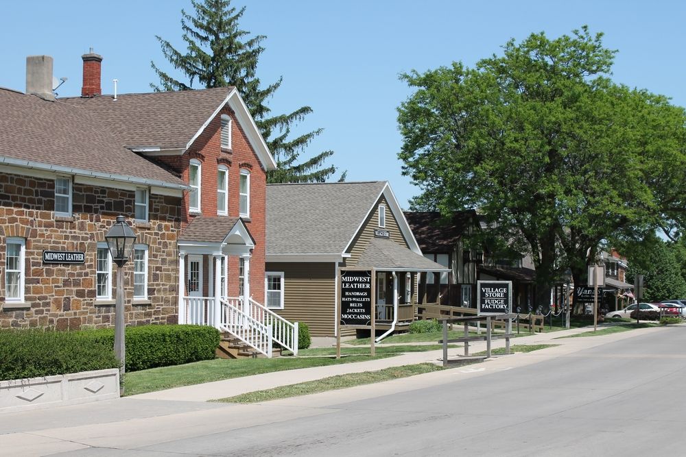 Shops along Amana Colonies